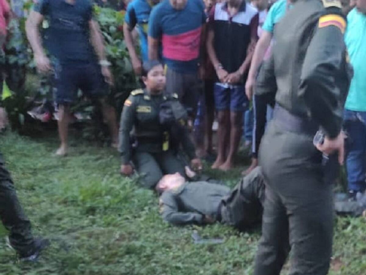 En Puerto Wilches una patrulla de la policía fue atacada con arma de fuego