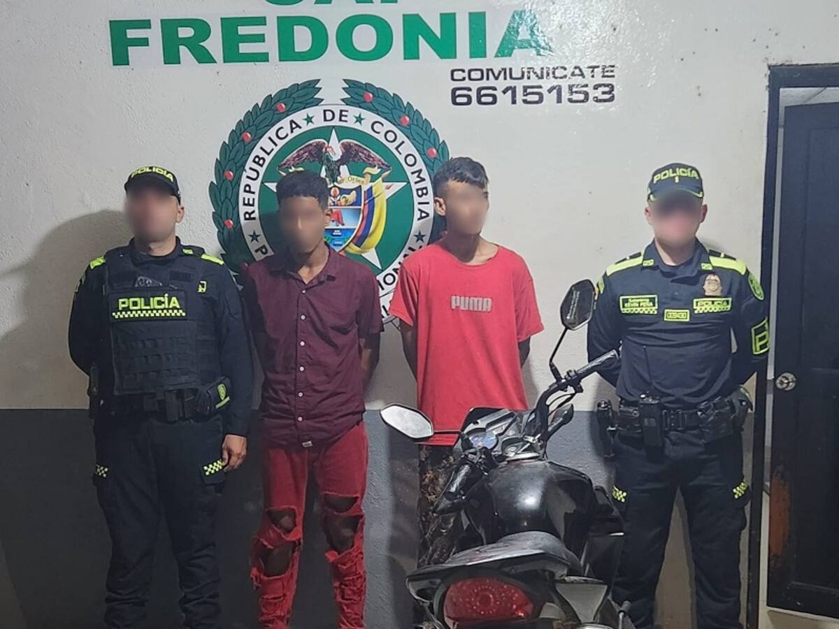 ‘El Estiven’ y ‘El Eduard’ capturados en Villa Estrella por presunto ataque sicarial