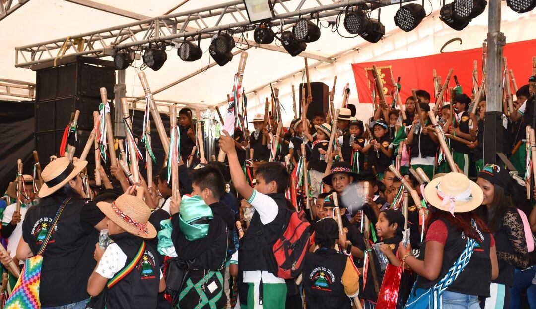 Hobo-Huila, sede del Congreso de Guardias Indígenas.