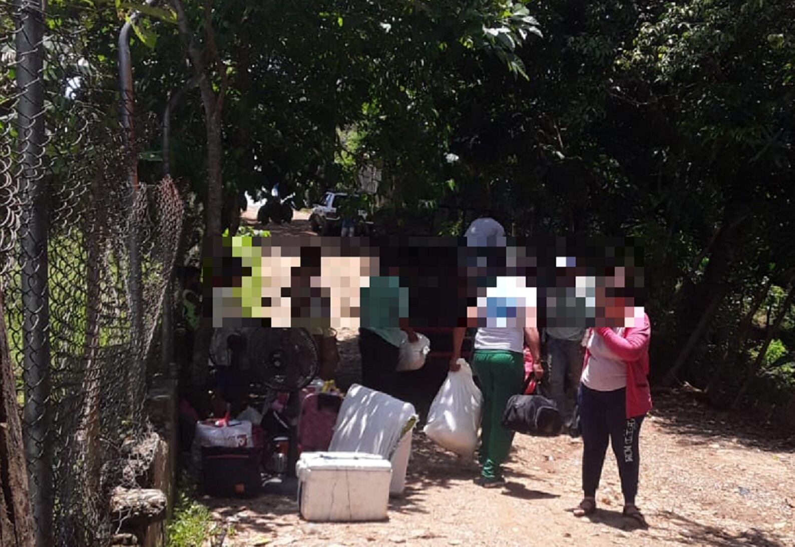 Familias desplazadas- foto archivo cortesía de referencia