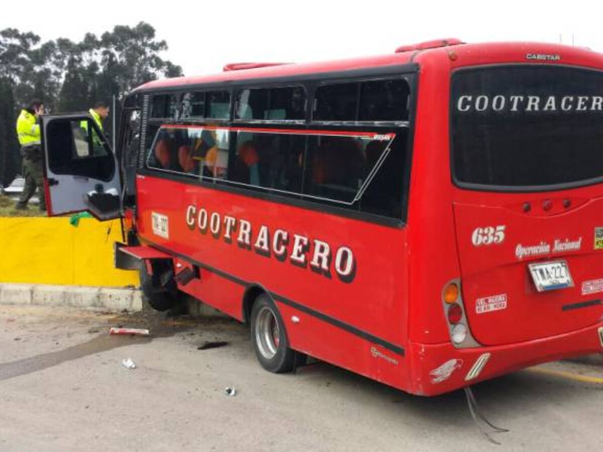 Nueve heridos en accidente de tránsito en la vía Duitama-Tunja