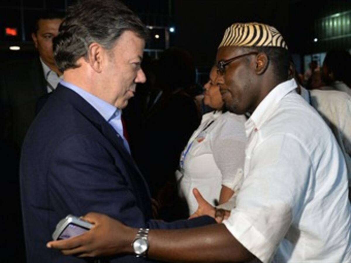 “Como dijo Mandela, la paz no puede ser producto de arrogantes”: Santos en Cumbre Afro