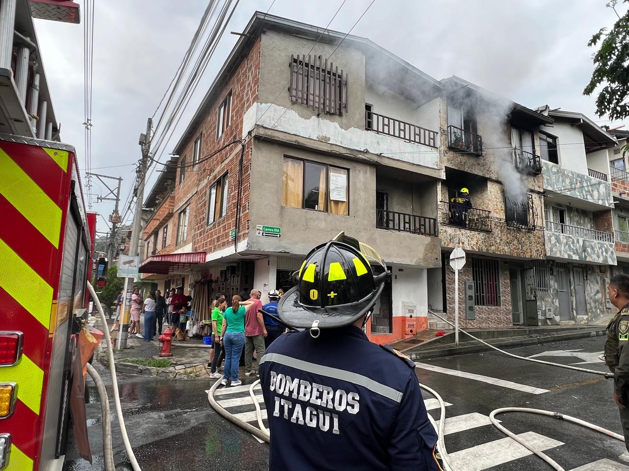 Incendio Itagüí- foto alcaldía