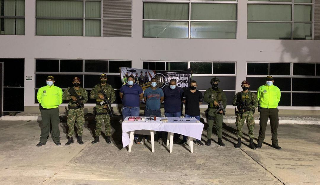 Presuntos integrantes de la banda delincuencial 'Los Pachencas'