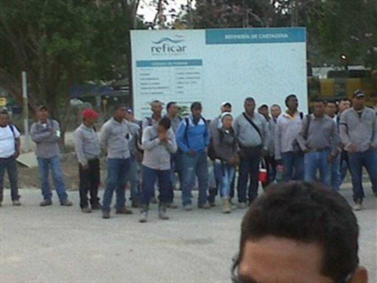Trabajadores de Reficar en Cartagena se irían nuevamente a paro