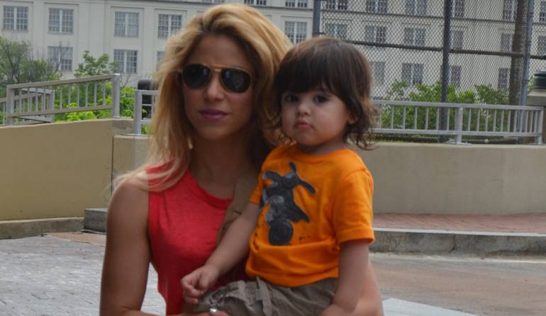 Shakira y Milan. 