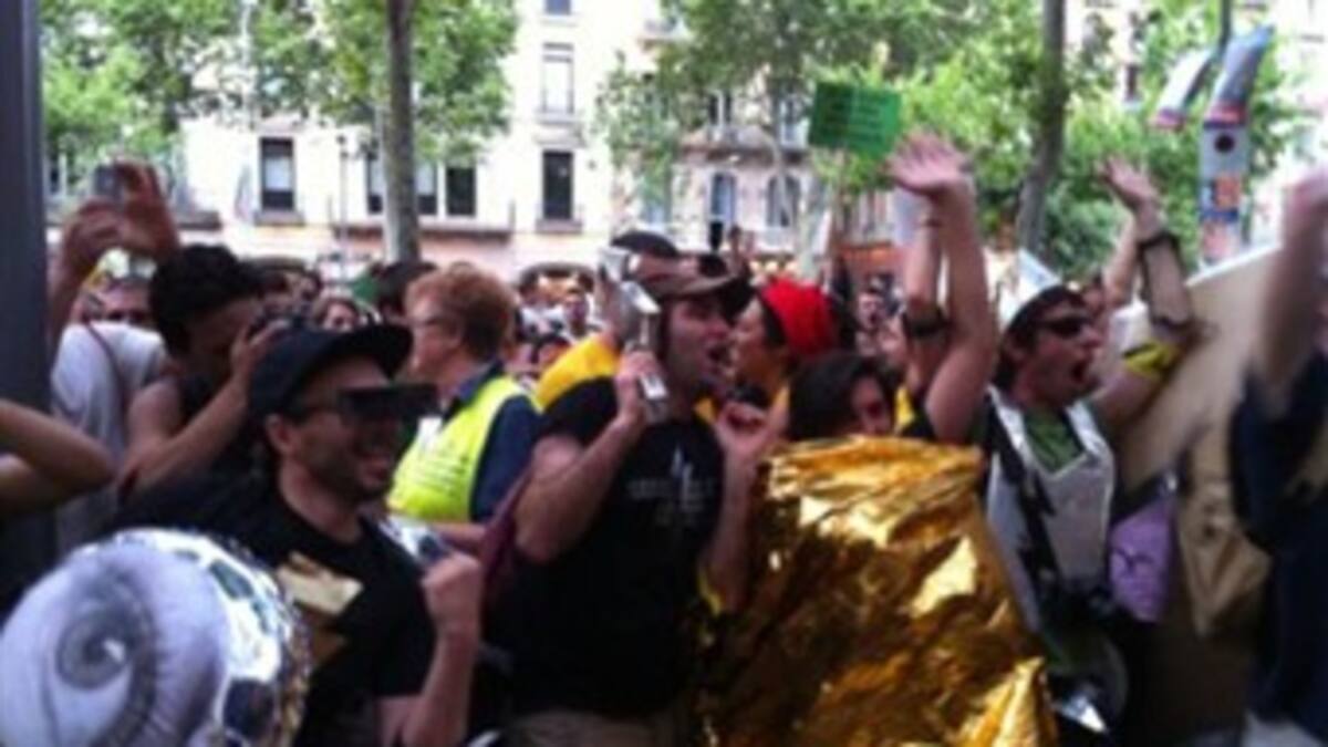 Los 'indignados' en España vuelven a las manifestaciones en su primer aniversario