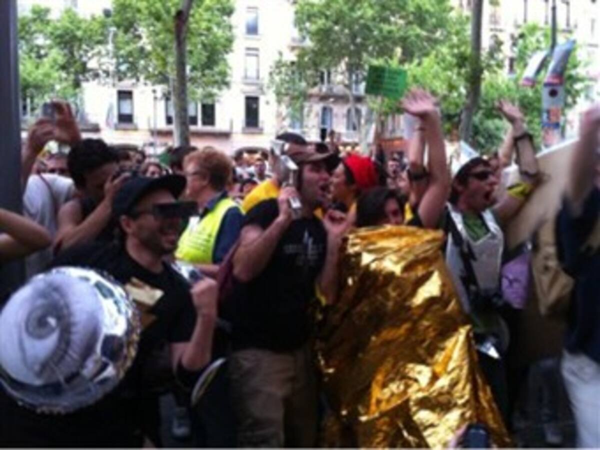 Los 'indignados' en España vuelven a las manifestaciones en su primer aniversario