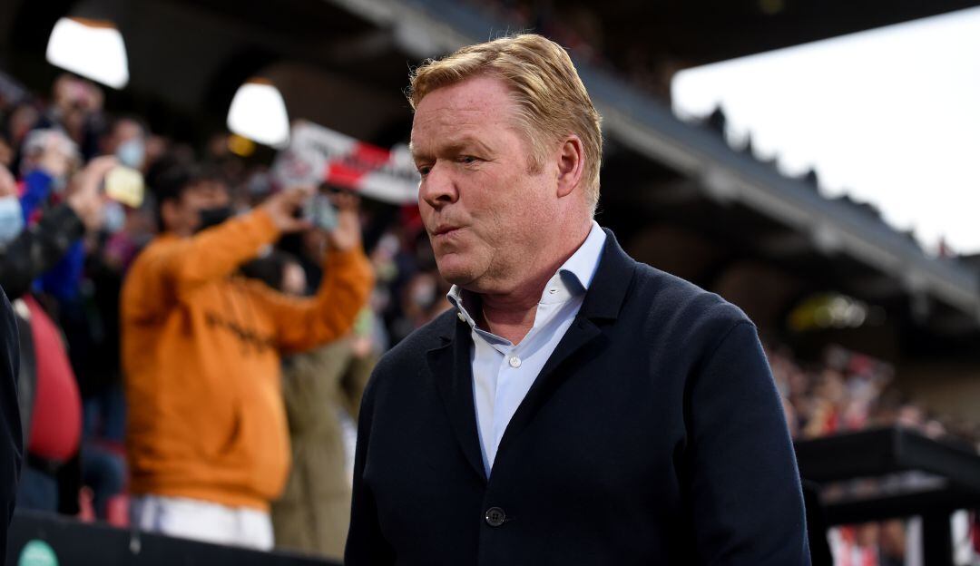Ronald Koeman dirigió su último partido como DT del Barcelona en la derrota ante el Rayo Vallecano.