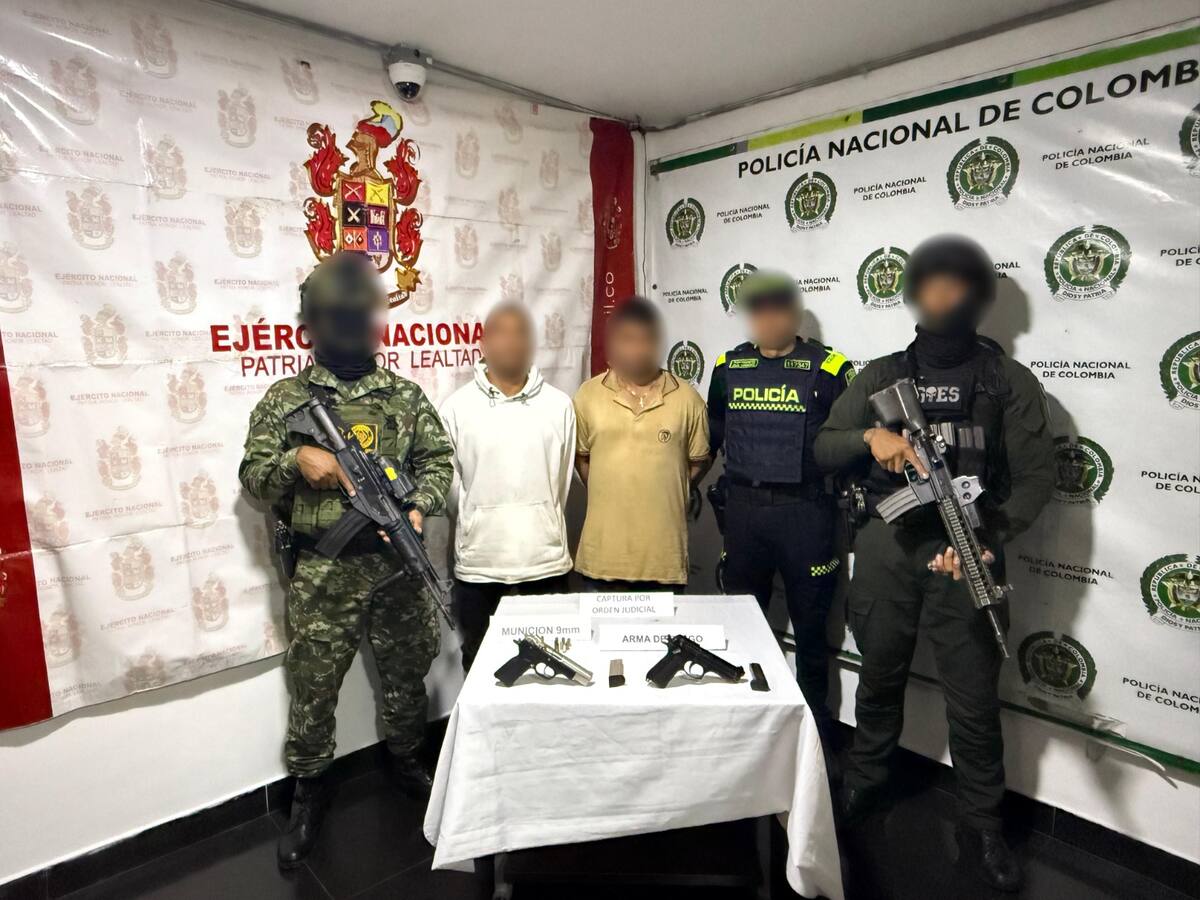 Capturan a dos presuntos cabecillas del Clan del Golfo, estarían operando al occidente de Risaralda