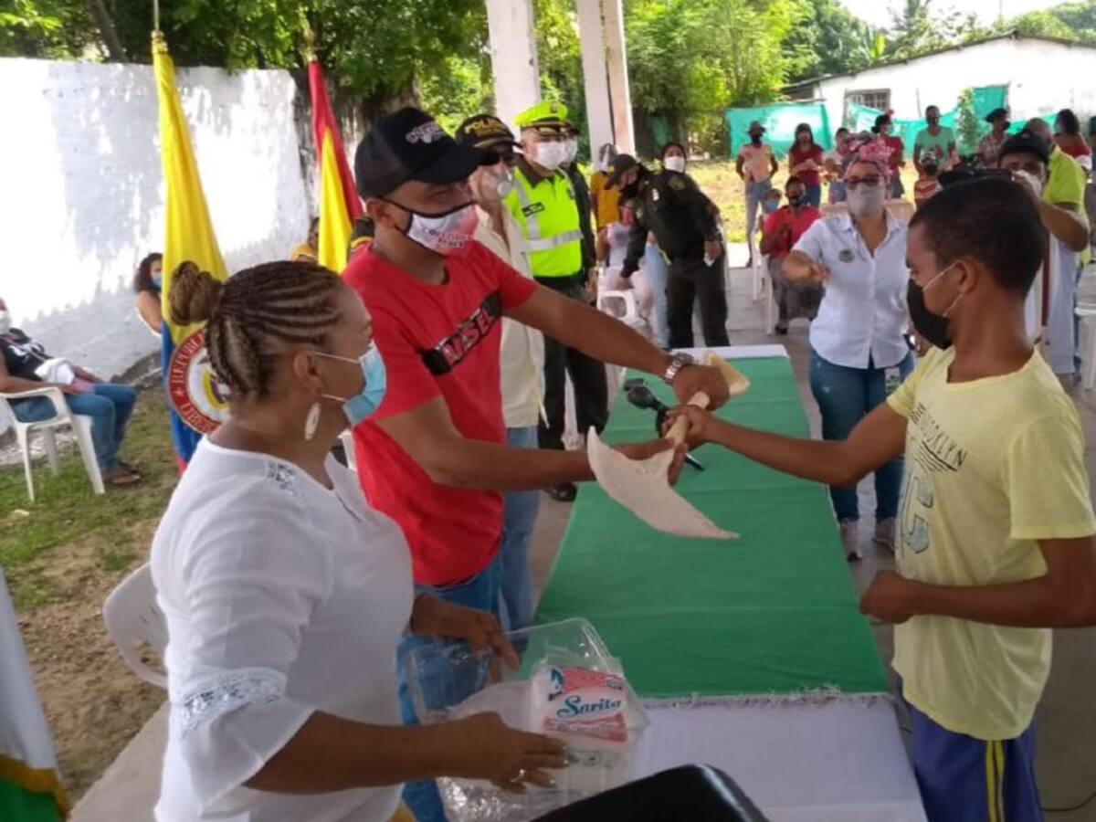 Realizan acto de perdón a comerciante de pescados en Cartagena