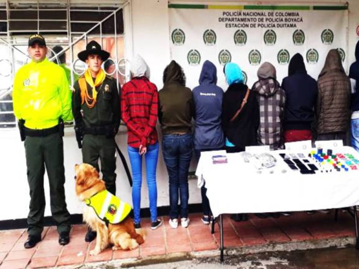 Desarticulada banda dedicada al tráfico de estupefacientes en Boyacá