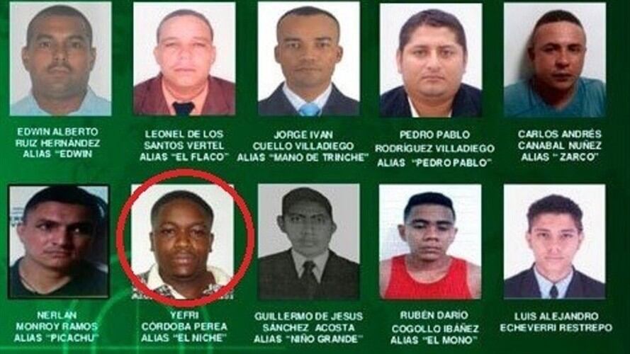 Capturan en Córdoba a Alias Niche, uno de los más buscados del Clan del Golfo. Foto: Fiscalía