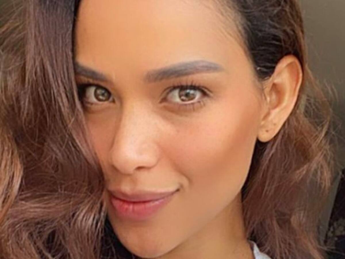Andrea Tovar se "arregló" las cejas pero no quedaron como esperaba
