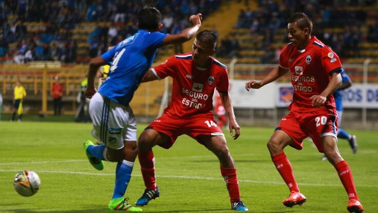 Millonarios volver a perder en la Liga y ante Fortaleza cayó 2-0