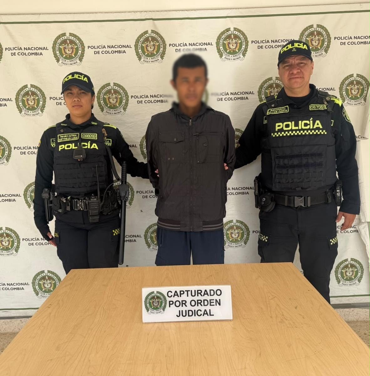 Capturado uno de los más buscados por hurto en Medellín. Foto: Policía Meval.
