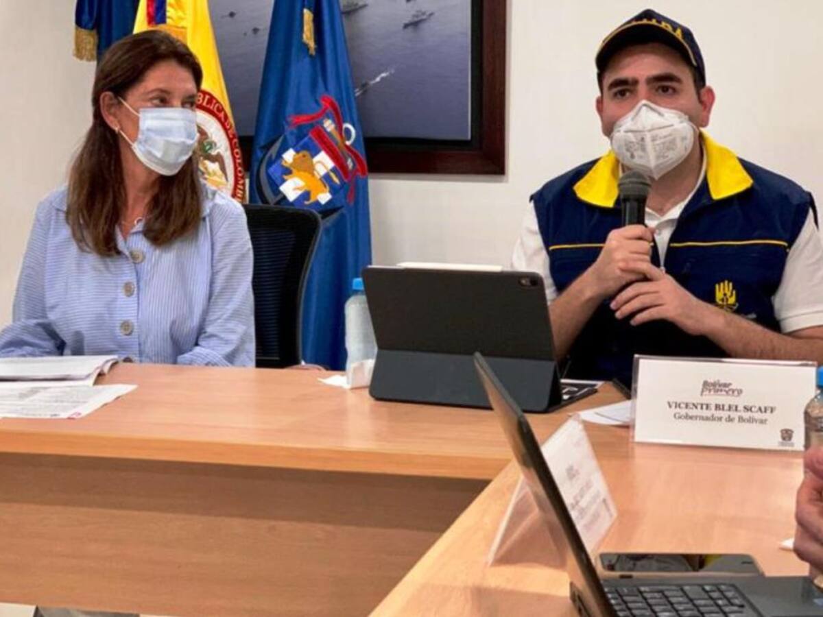 Vicepresidenta Martha Lucía Ramírez apoyó medidas estrictas en Bolívar