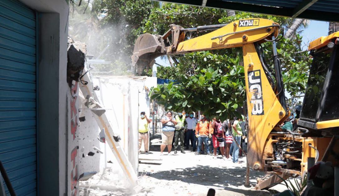 Recuperación de espacio público, El Rodadero