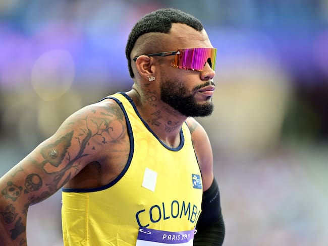 Anthony Zambrano, atleta colombiano. (Photo by Martin BERNETTI / AFP) (Photo by MARTIN BERNETTI/AFP via Getty Images)