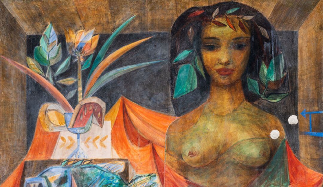 La pintura: La mujer de los sueños de Obregón