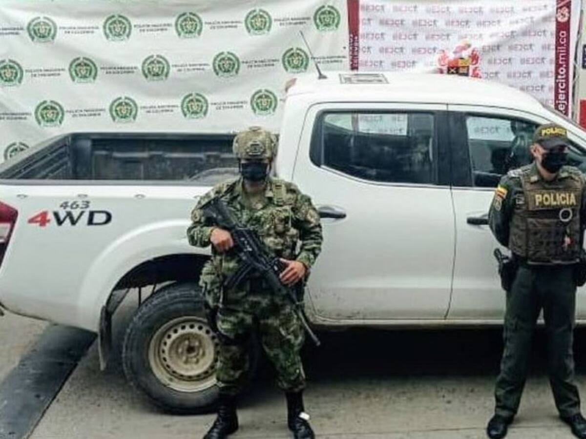 Recuperan vehículo que sería utilizado para atentado terrorista