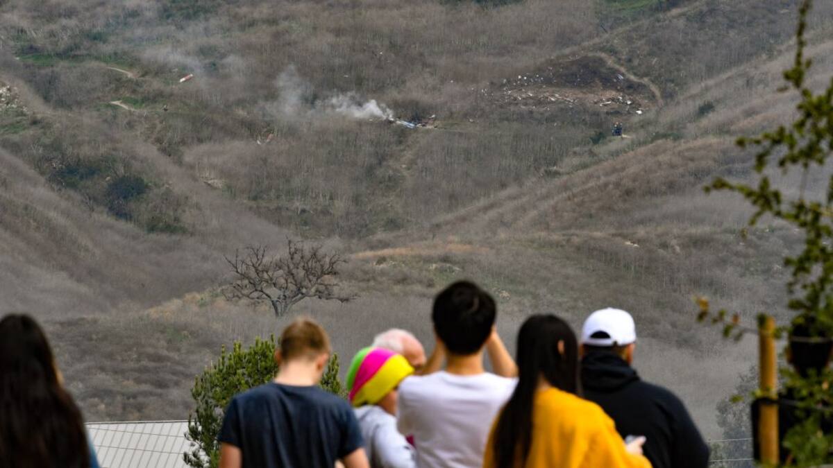 Identifican a las nueve víctimas del accidente donde murió Kobe Bryant