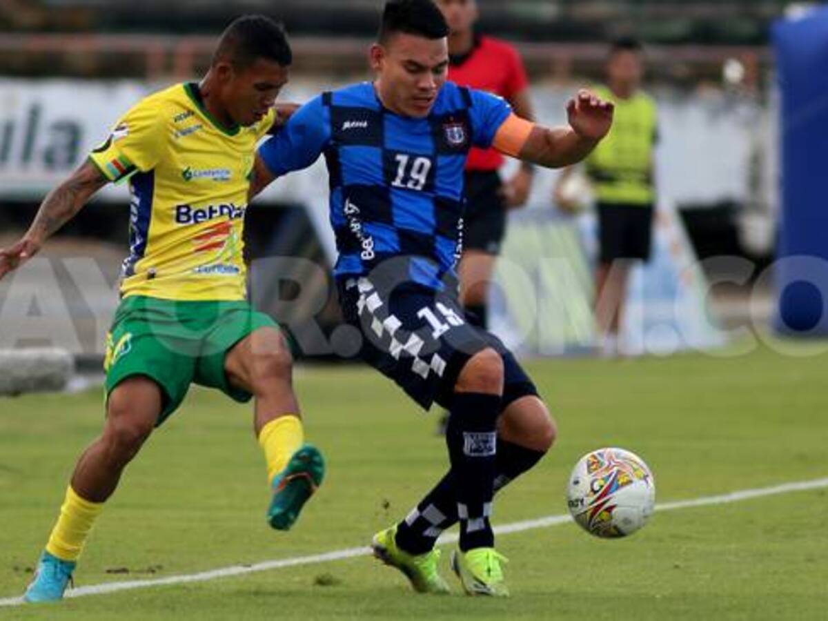 Boyacá Chicó vence a Atlético Huila en la final ida y sueña con el ascenso directo