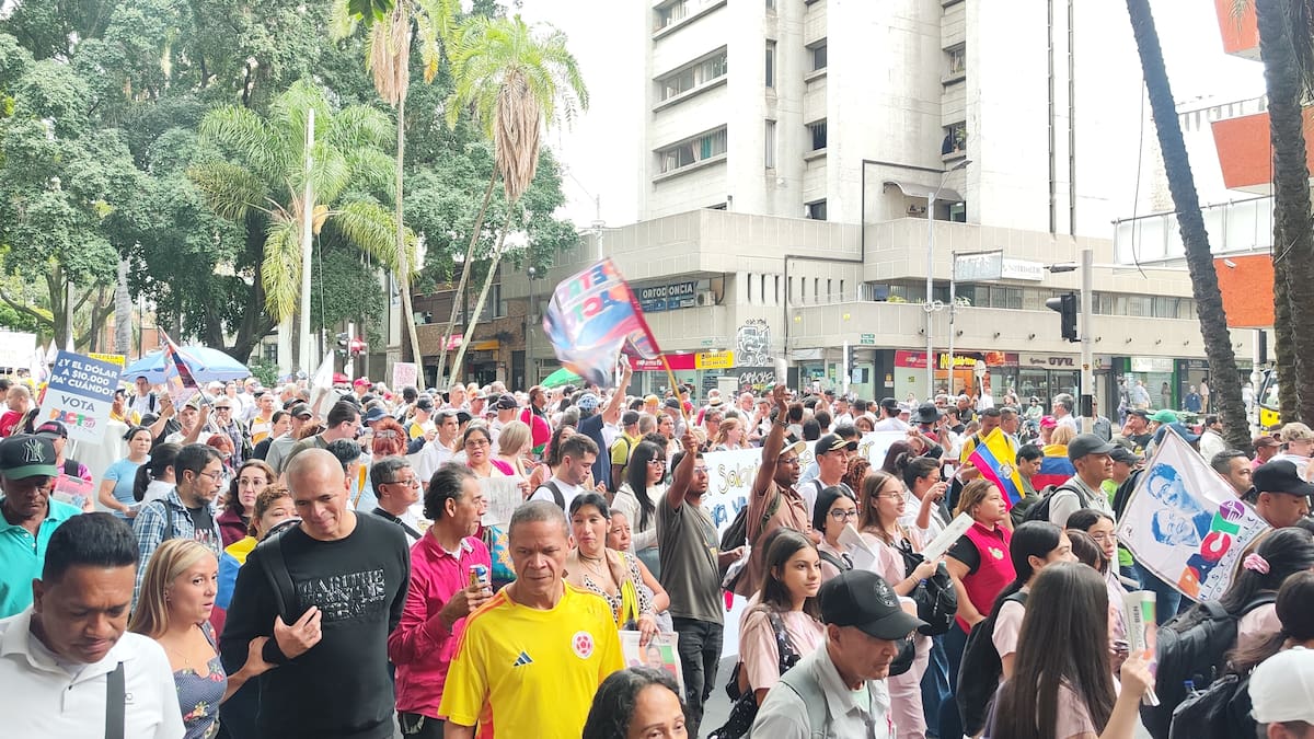 En Medellín se concentra principal marcha del 1 de mayo con presencia del presidente Petro