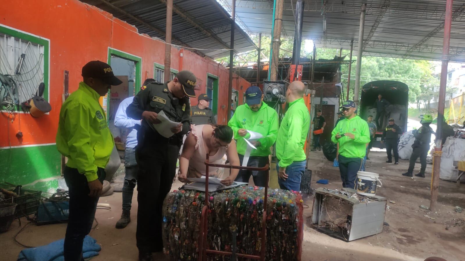Operativos a chatarrerías en Ibagué