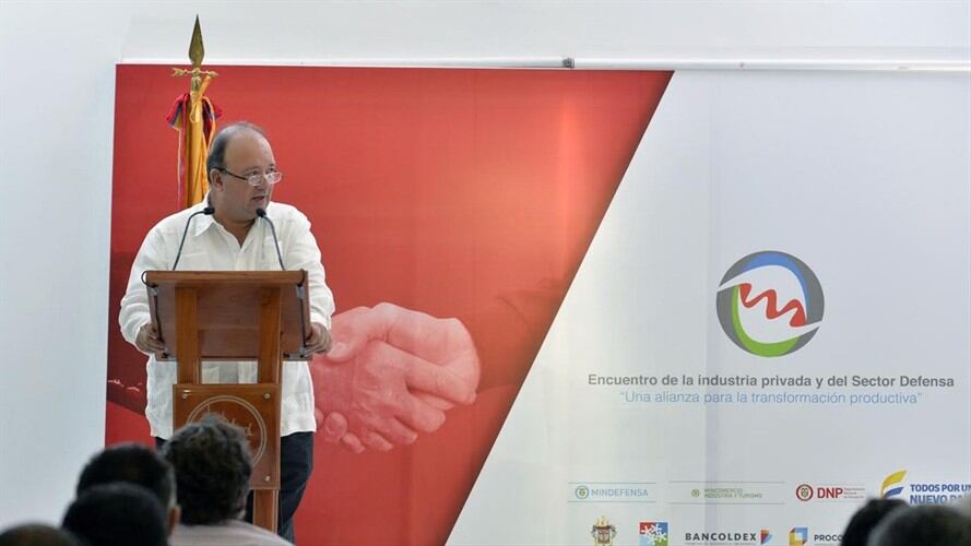 Ministro de Defensa, Luis Carlos Villegas. Foto: Ministerio de Defensa.