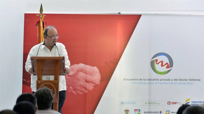 Ministro de Defensa, Luis Carlos Villegas. Foto: Ministerio de Defensa.