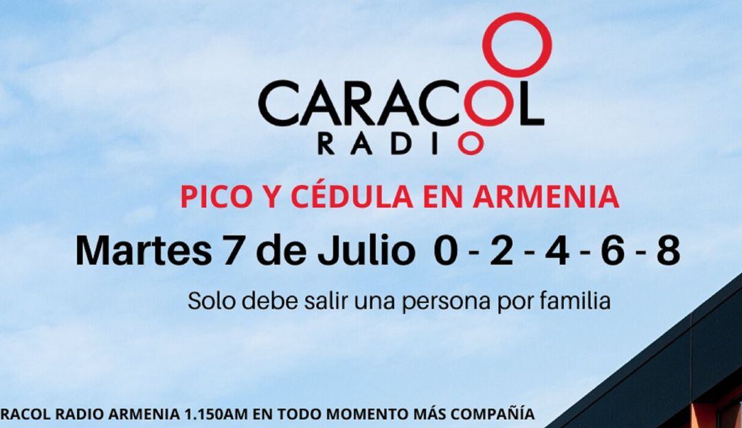 Tenga en cuenta que solo debe salir una persona por familia