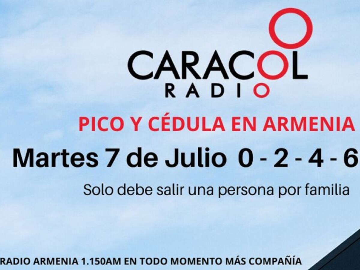 "Armenia" Pico y cédula para hoy martes 7 de julio, sigue rotación