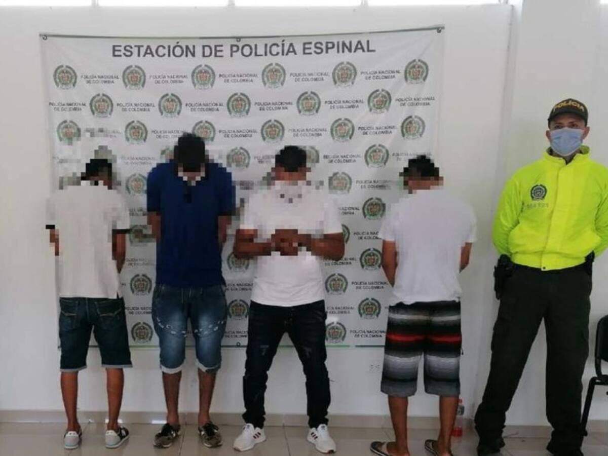 Cae banda delincuencial “Los brother” en el municipio del Espinal