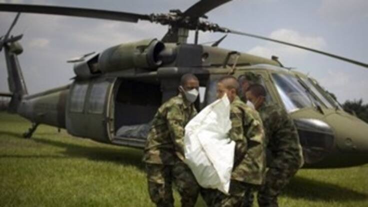 Forenses tratan de establecer si en bombardeo en Vistahermosa, Meta, murió 'Carlos Antonio Lozada'