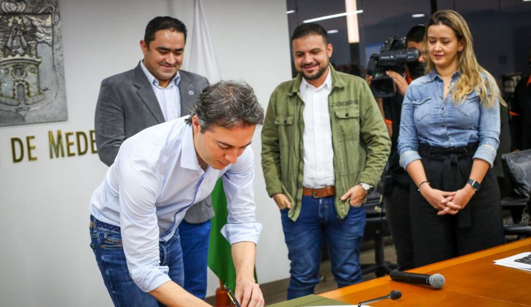 Daniel Quintero, alcalde de Medellín.