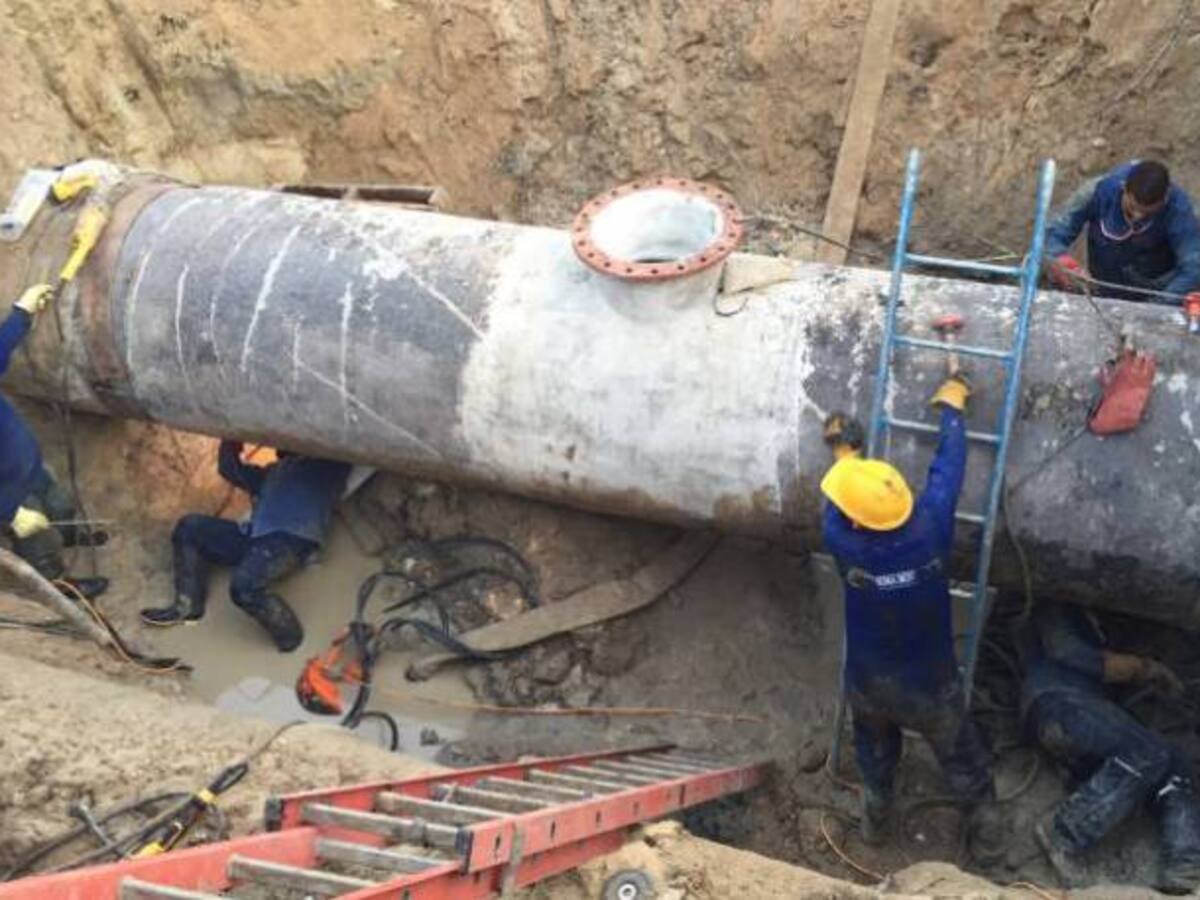 Más de 100 barrios de Barranquilla y Soledad sin agua por daño en una tubería