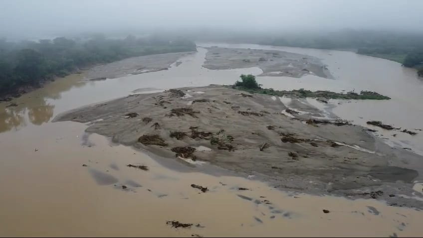Daños por inundaciones en la vereda Londres, corregimiento de Buena Esperanza / Foto: Cortesía