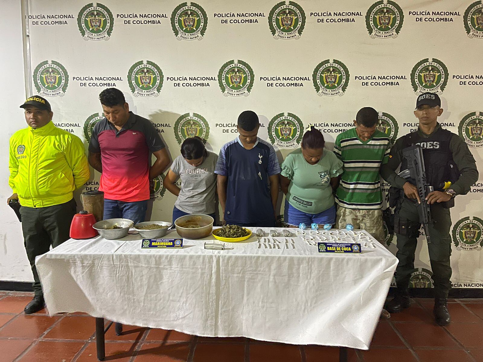 Miembros de la banda 'Los Mágicos' /Policía Metropolitana de Barranquilla