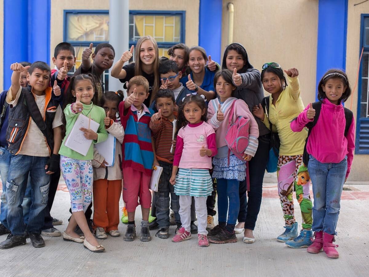Nicole Regnier está en Colombia para trabajar como embajadora de Unicef