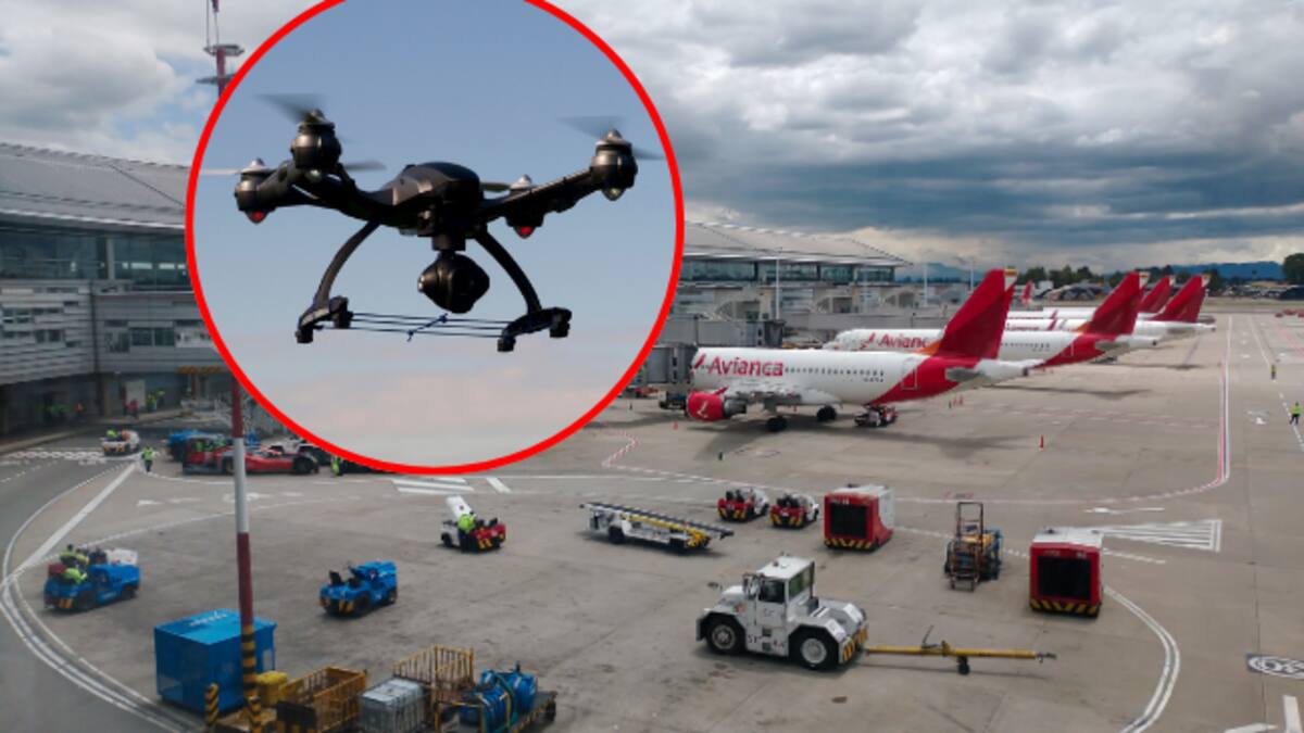 Dron que paralizó operación de El Dorado por casi una hora era de un particular: Aerocivil