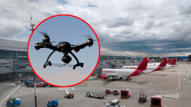 Dron que paralizó operación de El Dorado por casi una hora era de un particular: Aerocivil
