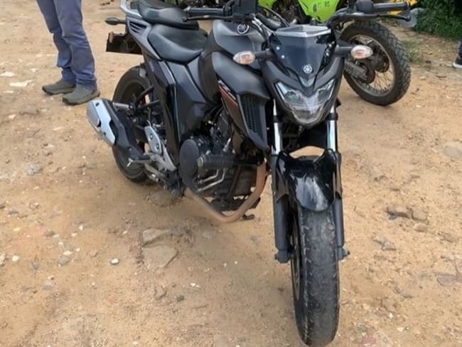 Policía recuperó moto robada en el norte de Bucaramanga 