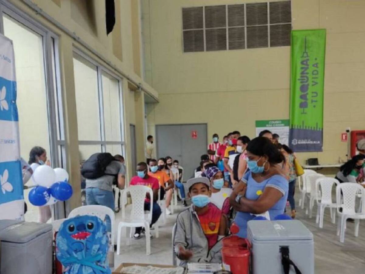 Barranquilla lidera la vacunación de niños de 3 a 11 años en el país
