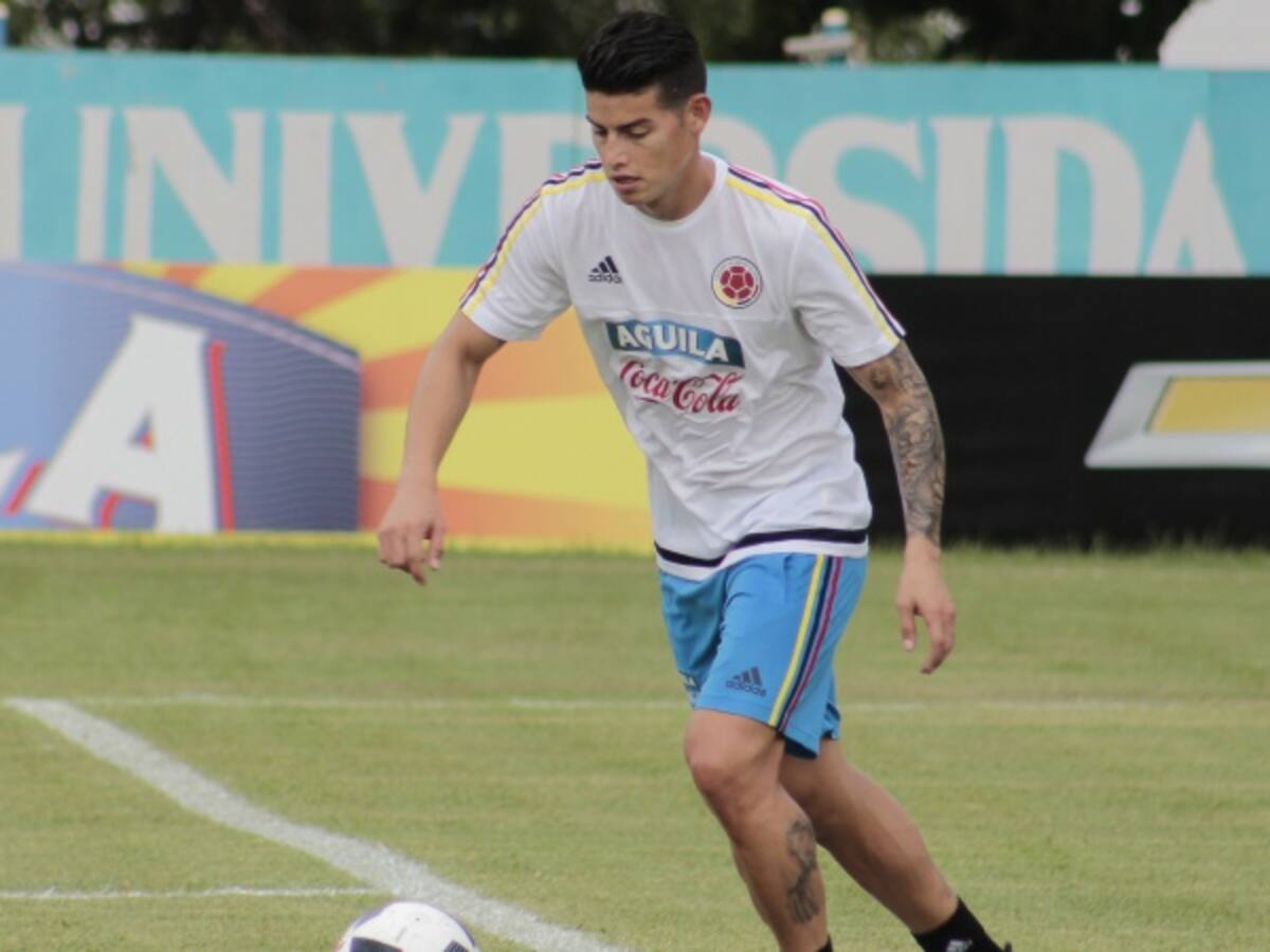 James a punto: el '10' está que se juega contra Brasil