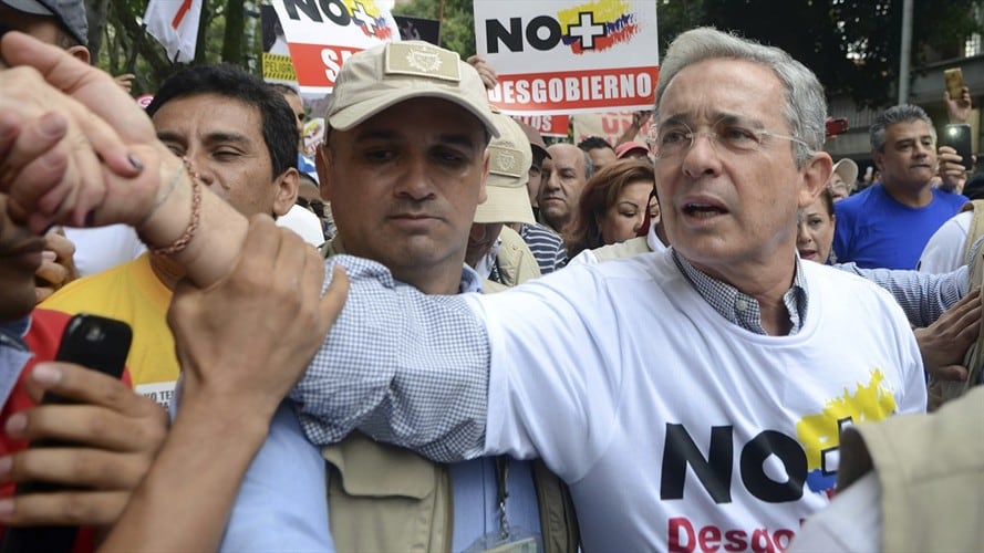 Álvaro Uribe Vélez, expresidente de la República. Foto: Associated Press - AP
