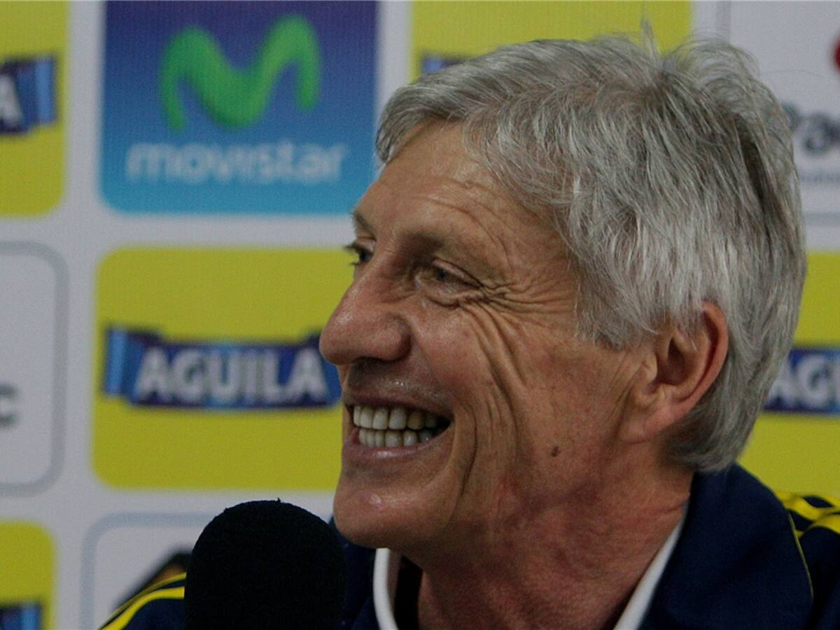 José Pekerman se mostró muy optimista de cara al partido ante Chile
