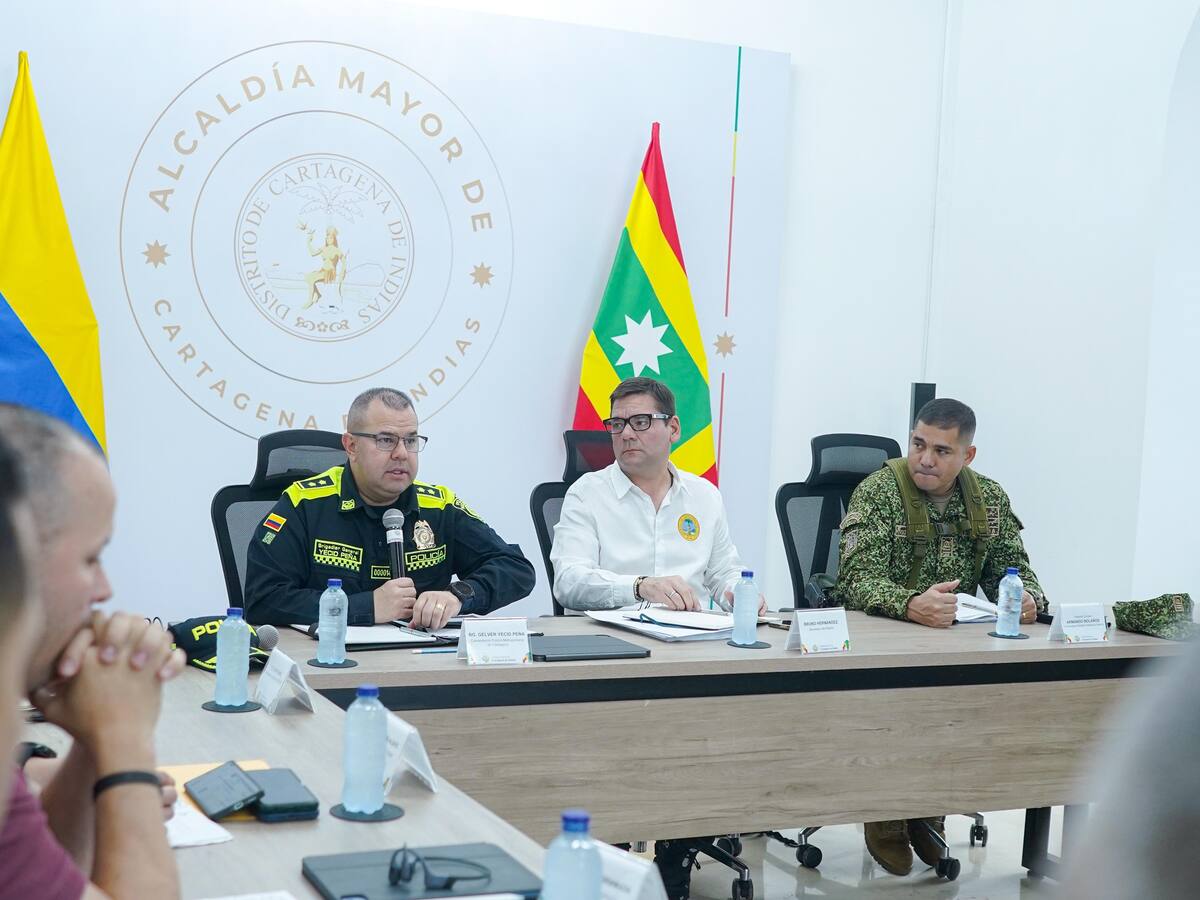 Reforzarán patrullajes y controles conjuntos por homicidios en Cartagena: van 87 sicarios capturados