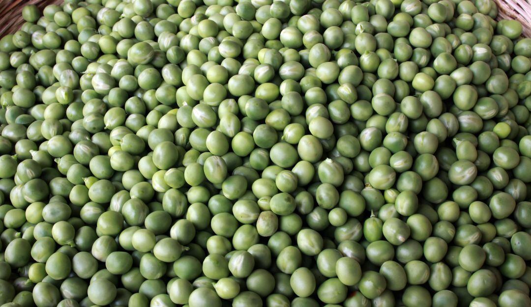 Arvejas suben de precio.