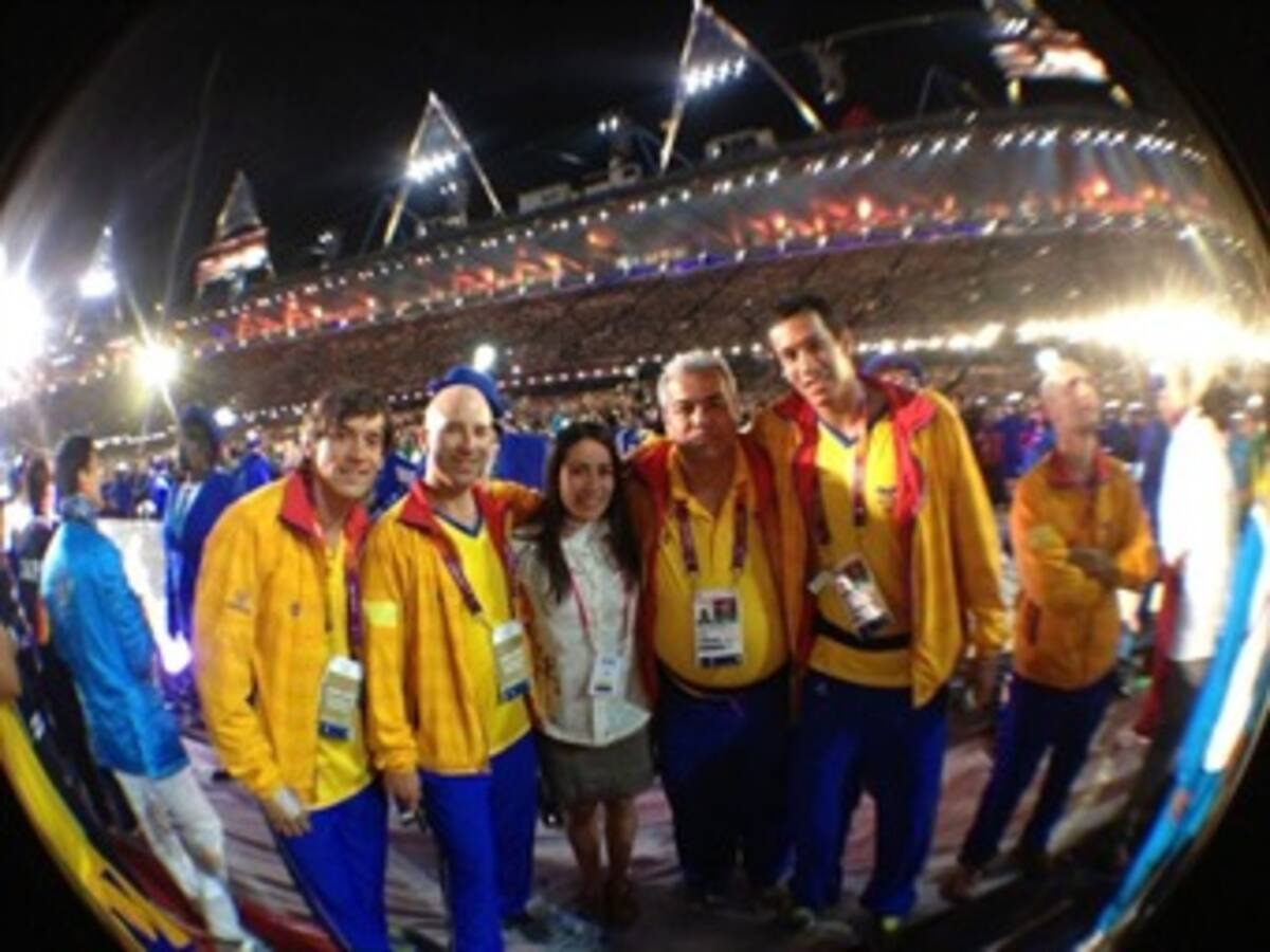 Los colombianos, presentes en la ceremonia de clausura